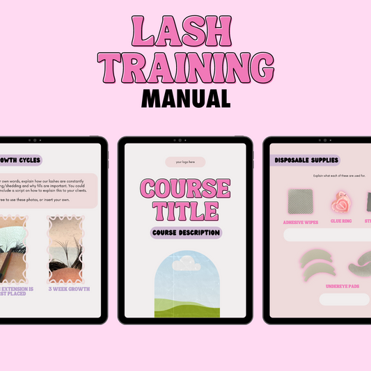Lash Training Manual Template